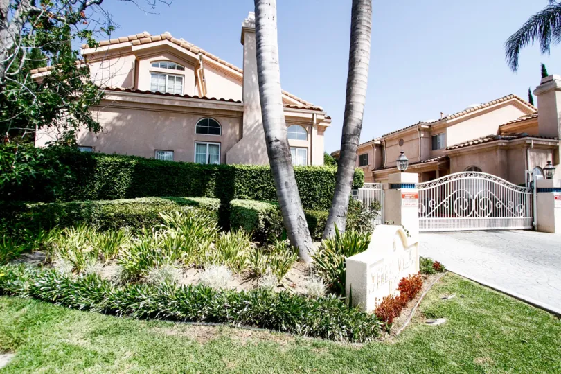 The landscaping at Cypress Villas
