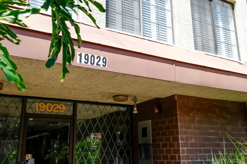 The address of the Nordhoff Terrace in Northridge CA