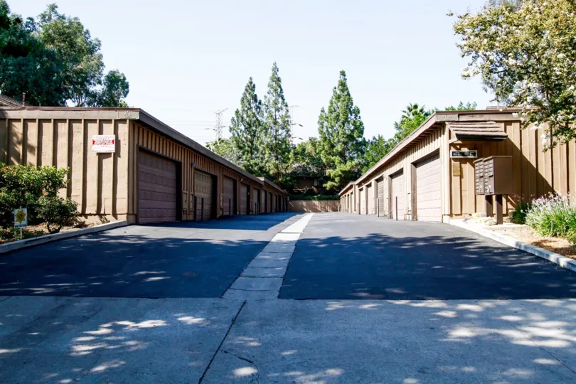 The parking for residents of Northridge Gardens