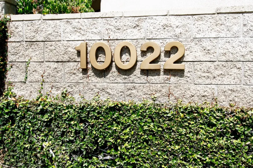The address at Parkside Townhomes