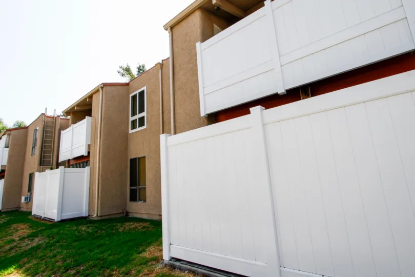 The privacy fence around the Village Northridge in Northridge CA