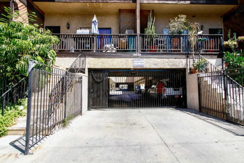 The parking for 8822 Willis Ave in Panorama City California