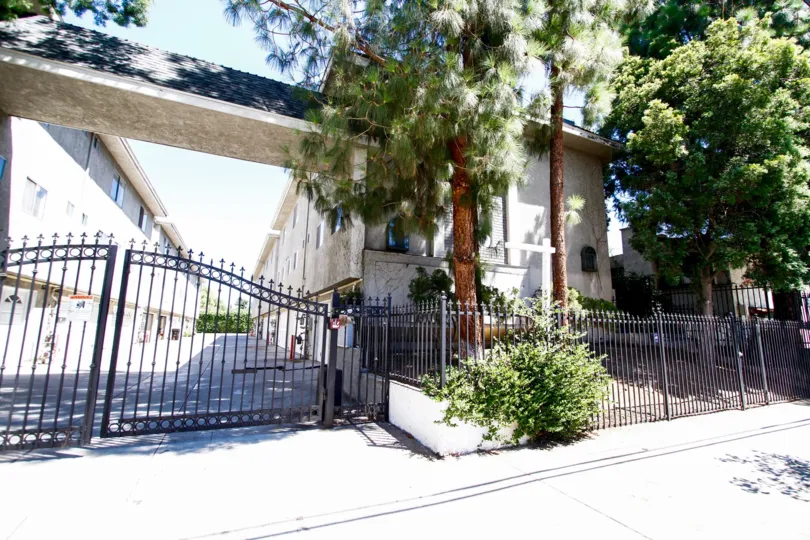 The sidewalk in front of 9034 Willis Ave