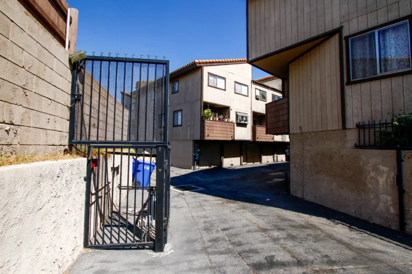The entrance into the Sycamore Creek complex in Panorama City California