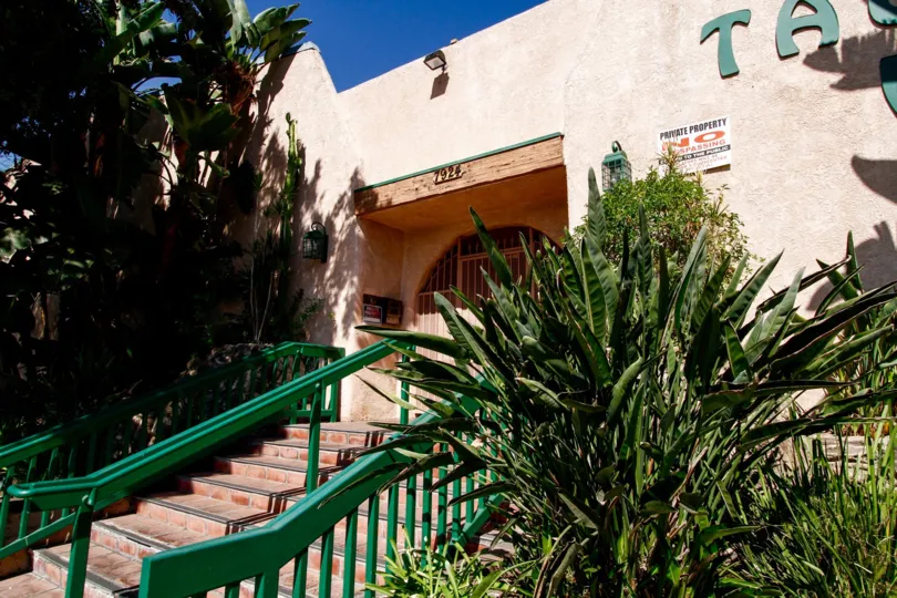 The landscaping around Taos West
