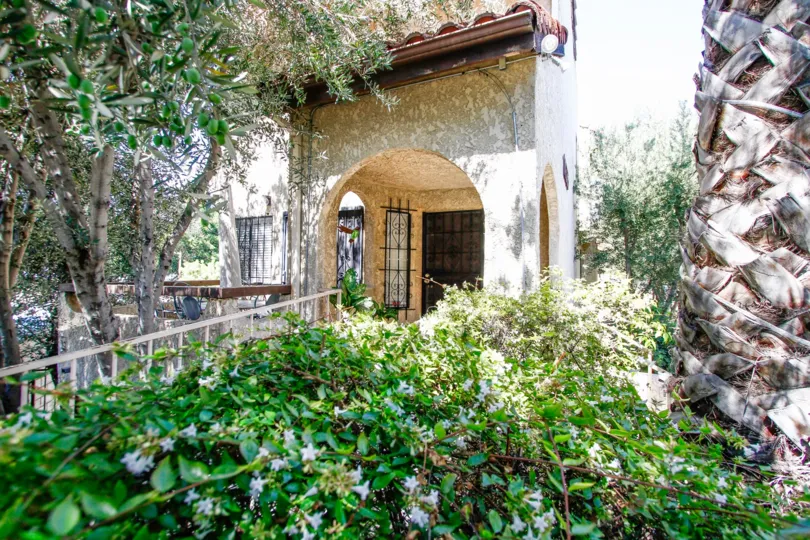 The landscaping around Terra Villa