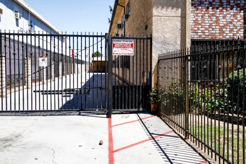 The parking for Tobias Condominiums