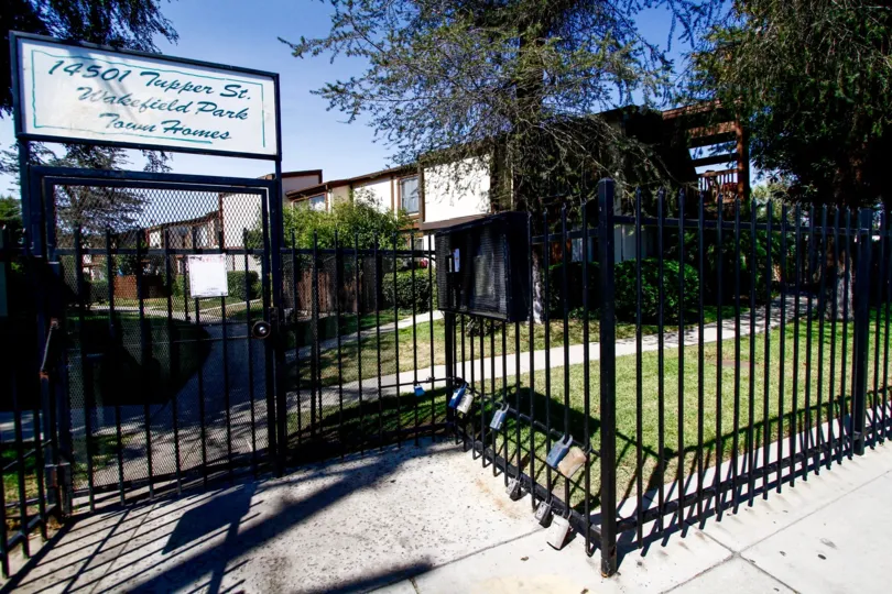 The fence around Wakefield Park