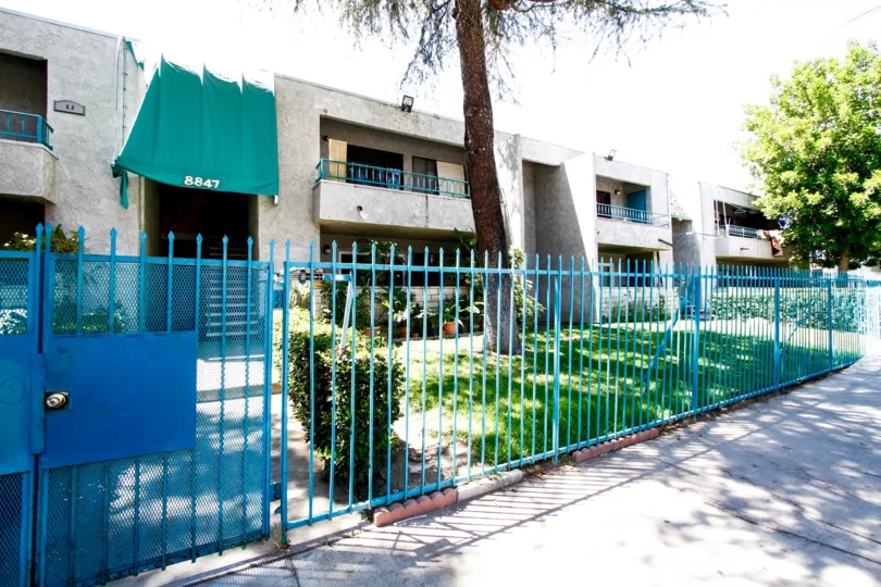 The fence around Willis Villas II in Panorama City California