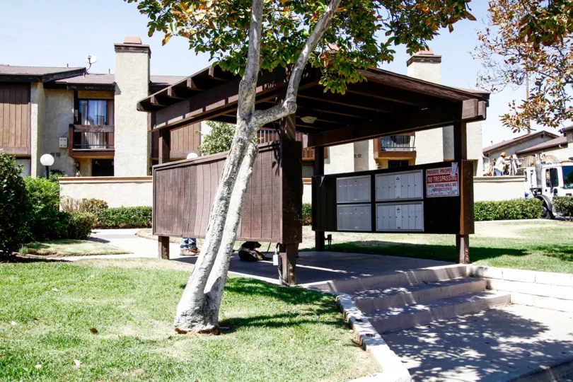 The mail center at Woodman 36