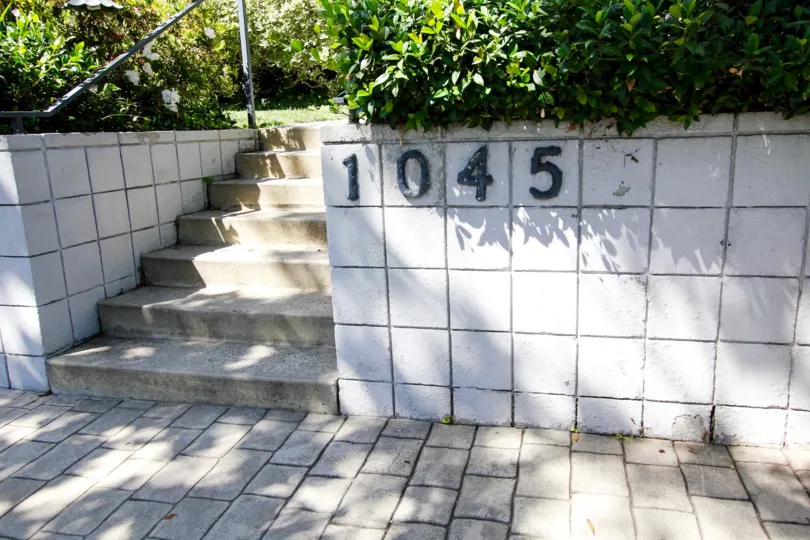 The numbers at 1045 S Orange Grove Blvd