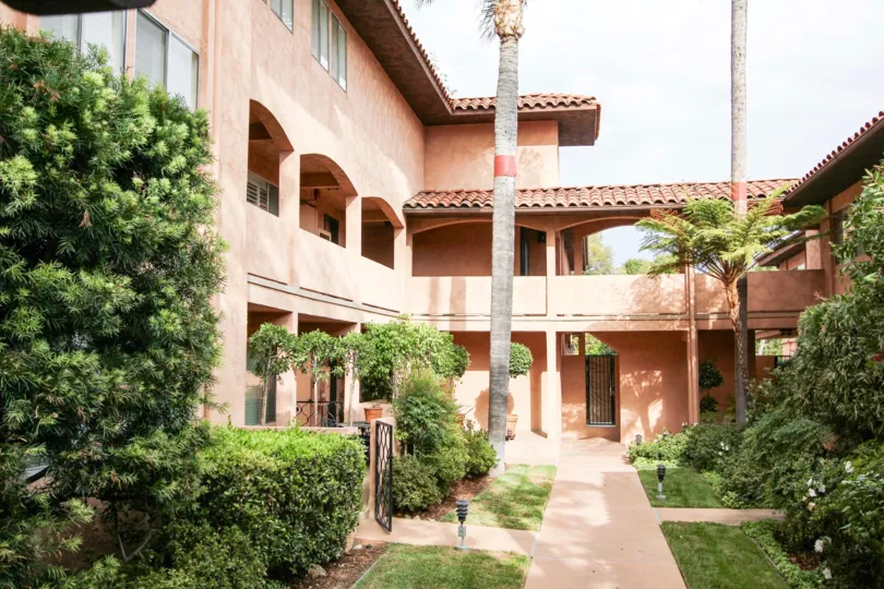 The arches seen in the building at 1200 S Orange Grove Blvd