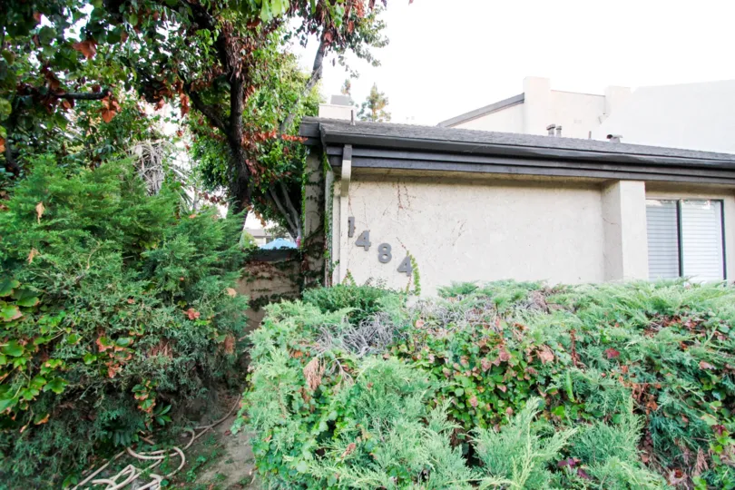 The address for 1484 Corson St written on the building