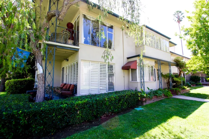 The balconies seen at 155 S Orange Grove Blvd