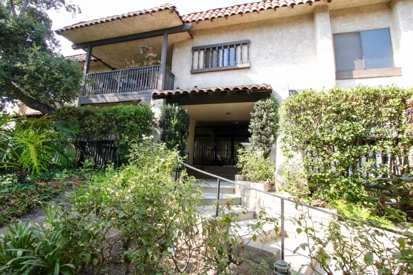 The terrace seen at 2473 Oswego St in Pasadena, California