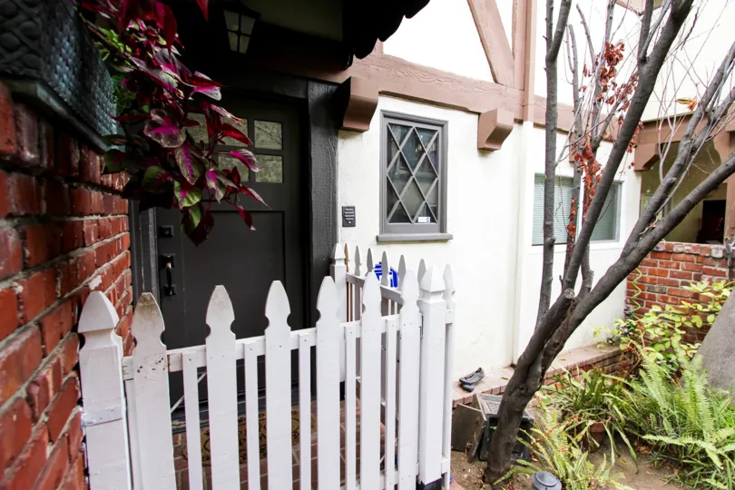 The white picket fence at 536 S Euclid Ave