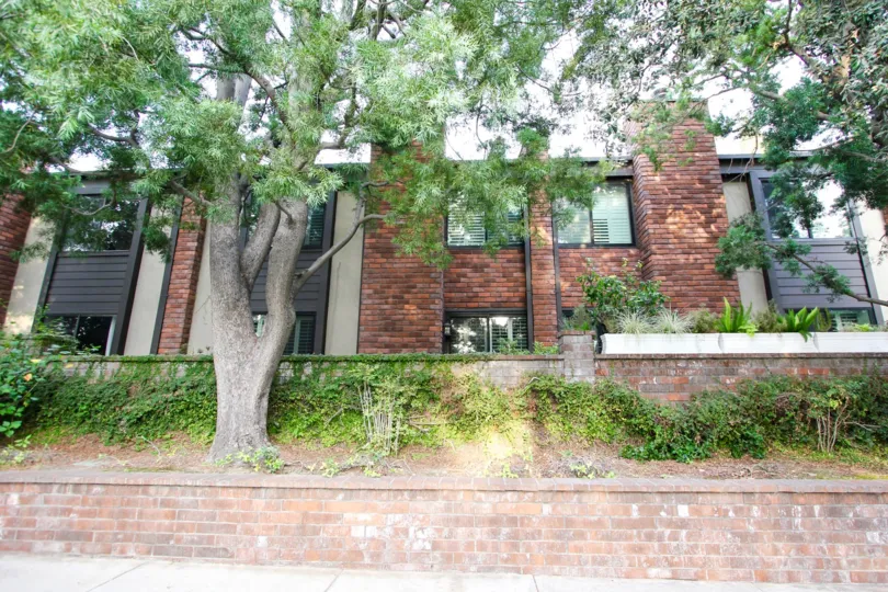 The hedges in front of 700 South Lake Avenue