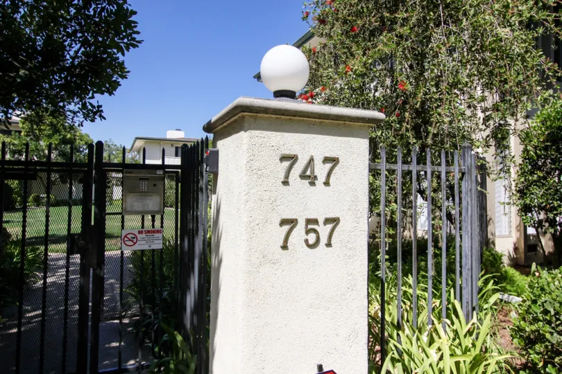 The address for 757 S Orange Grove Blvd