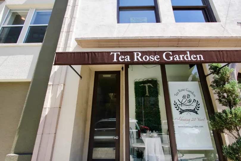 The Tea Rose Gardens at 80 North Raymond in Pasadena, California
