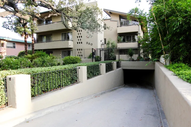 The parking for residents at 960 San Pasqual St