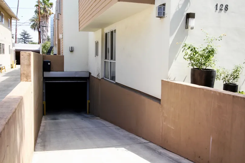 The parking at Allen Villa