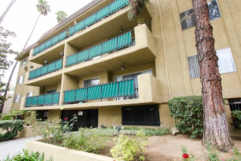 The sidewalk in front of Casa California