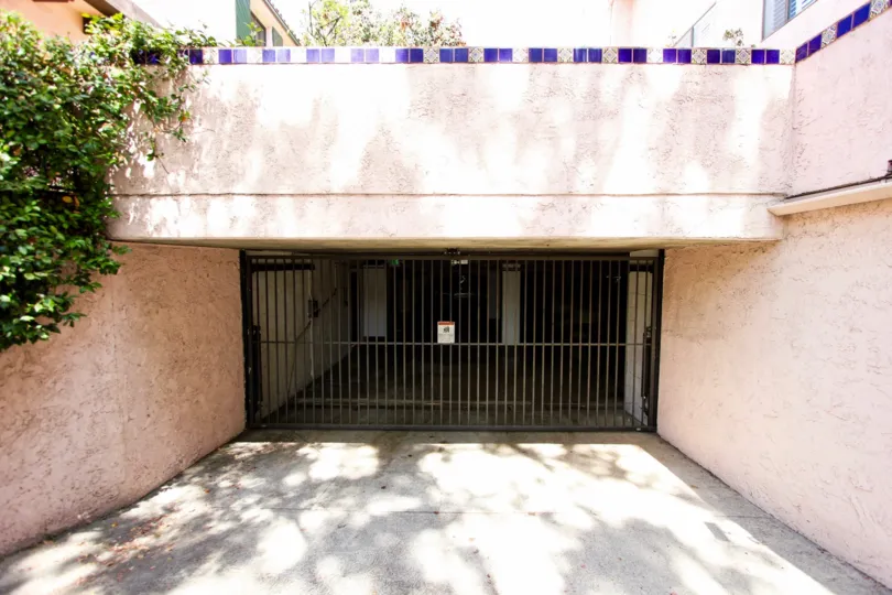 The parking for Casa Torre residents