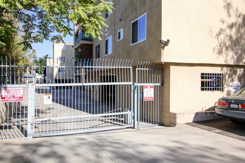 The parking area for residents of Cordova East