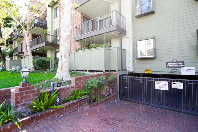 The parking area for those in Cordova Park Villas