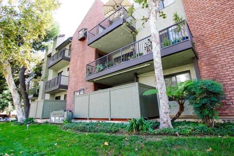 The balconies around Cordova Park Villas building