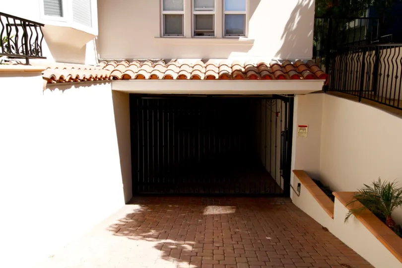 The parking area of Corta Bella for residents