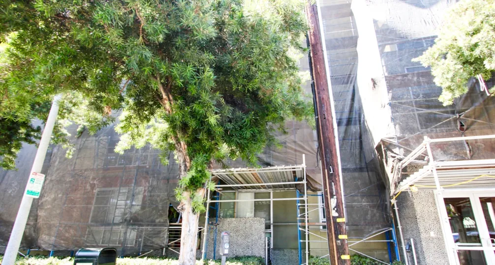 The renovations taking place at De Lacey at Green