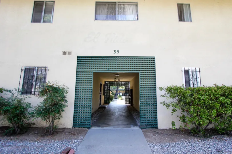 The address above the main entrance into El Nido