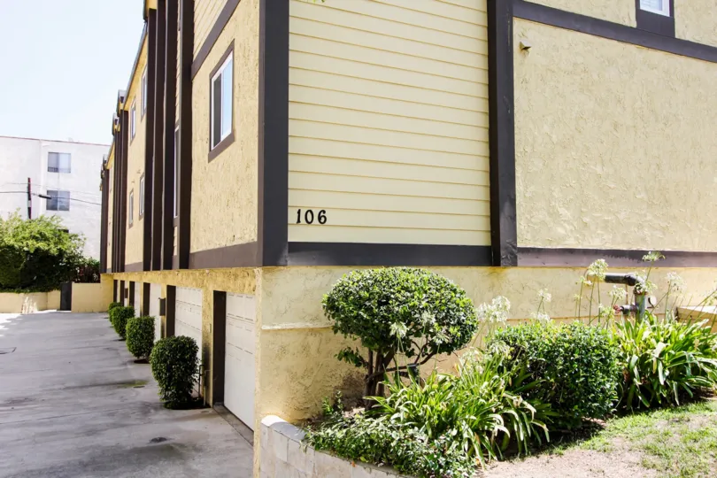 The address of the Fairfield Village on the building