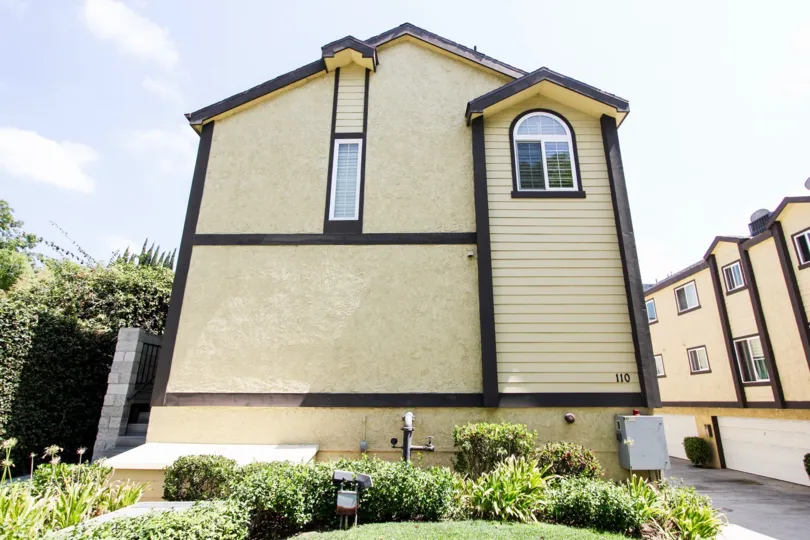 The windows in the Fairfield Village in Pasadena, California