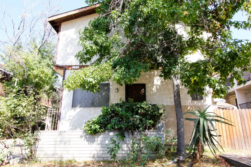 The landscaping around Garfield Condominiums in Pasadena, California