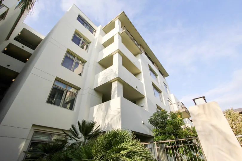 The balconies at Granite Park in Pasadena, California
