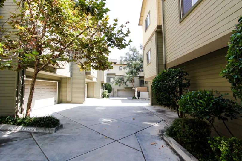The walkway through Hastings Ranch Terrace in Pasadena, California