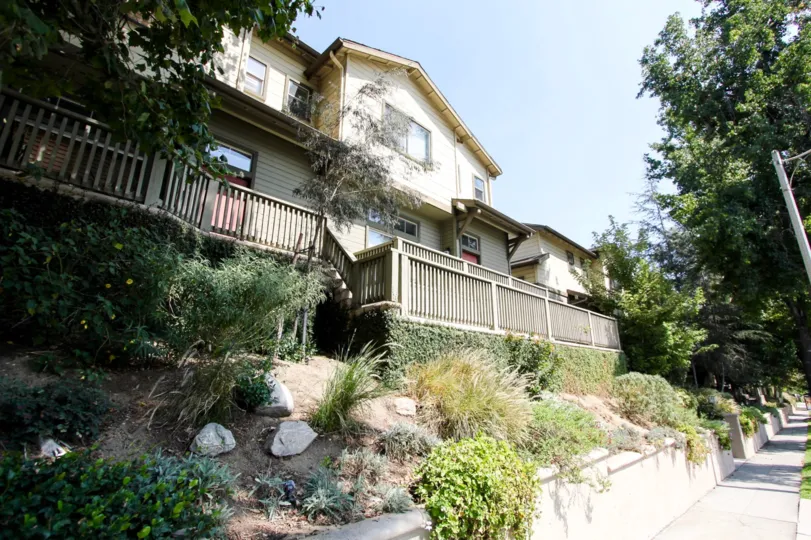 The landscaping around Hastings Ranch Terrace