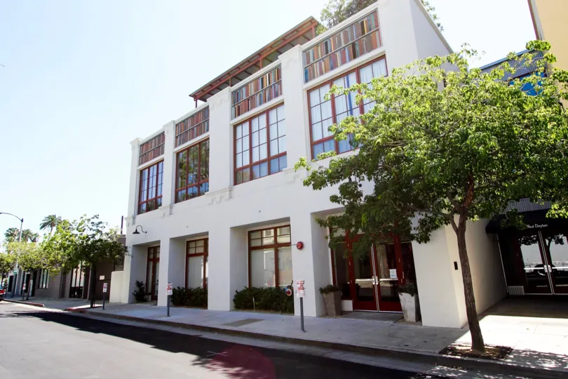 The view of Library Hall Lofts