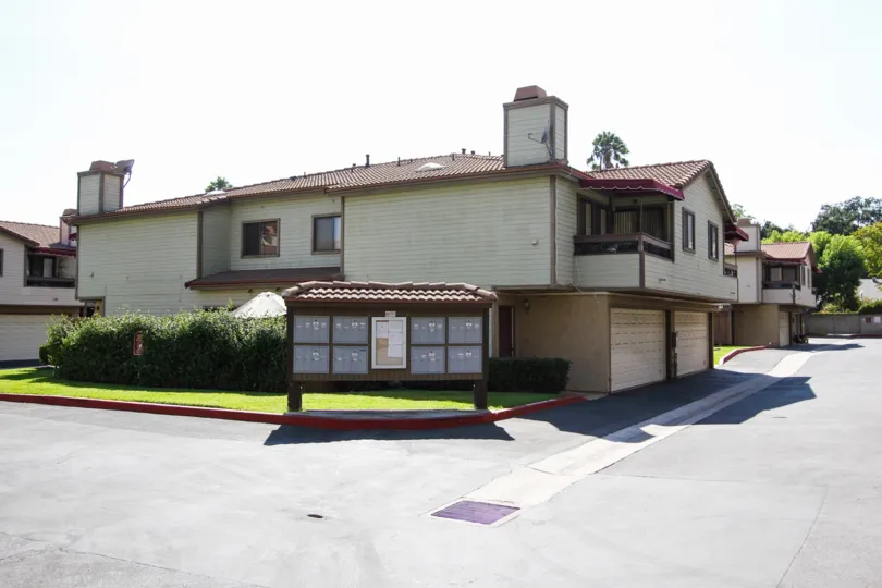 The mail center for residents of Los Robles Townhomes