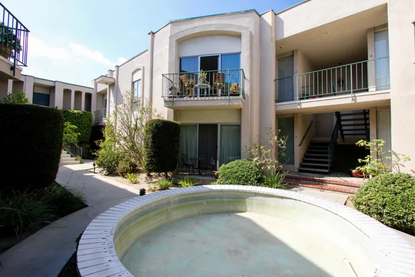 The balconies at Magnolia Court