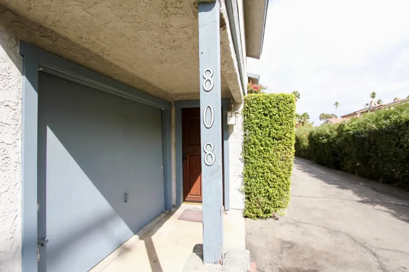 The address on the Magnolia Manor column