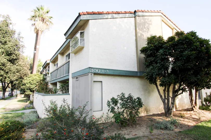 The address on the Mentor Palms building
