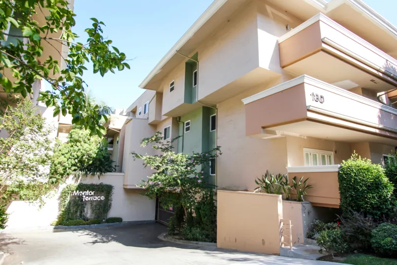 The balconies seen at the Mentor Terrace
