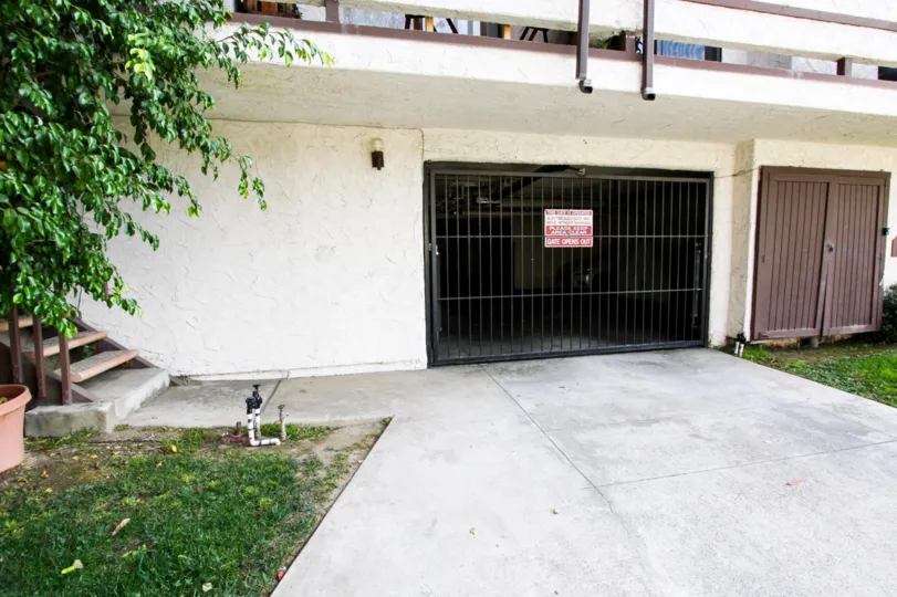 The parking for residents of Mohawk Villa