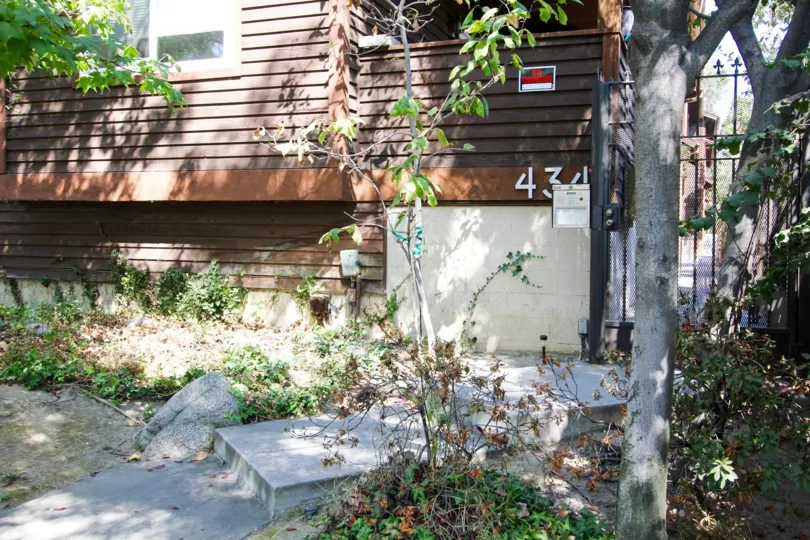 The plants around Oakland Condominiums