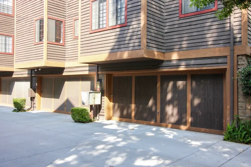 The parking for residents at Ohio Woods