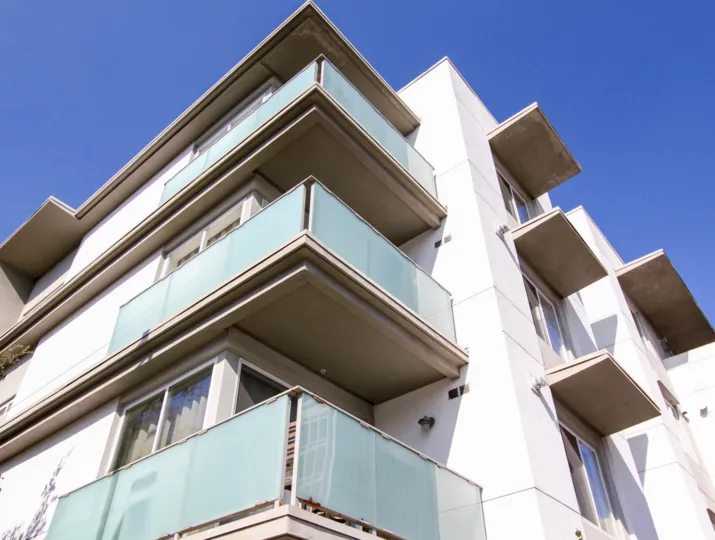The balconies at Pasadena Collection West
