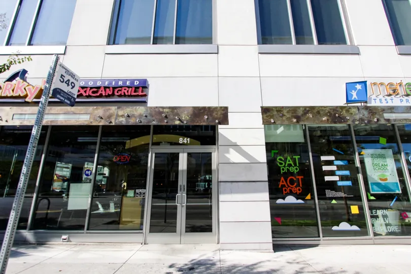 The entrance into Pasadena Collections East